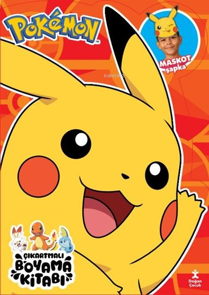 Pokemon - Çıkartmalı Boyama Kitabı - Maskot Şapka - Kolektif | Yeni ve