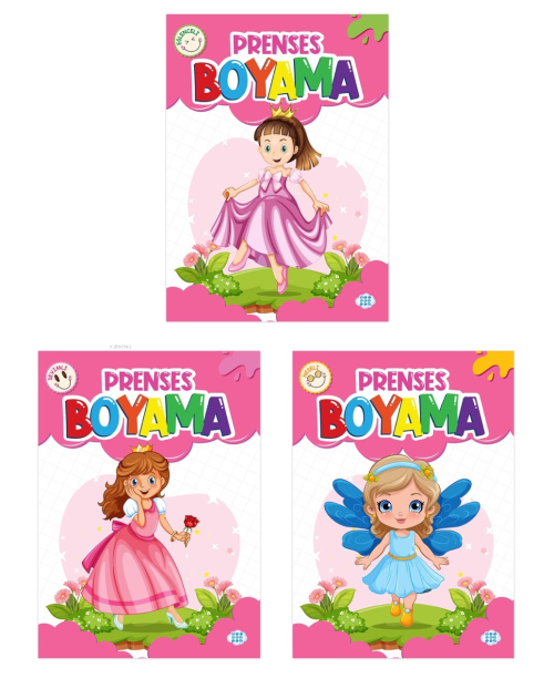 Prenses Boyama Seti (3 Kitap Takım) - Kolektif | Yeni ve İkinci El Ucu