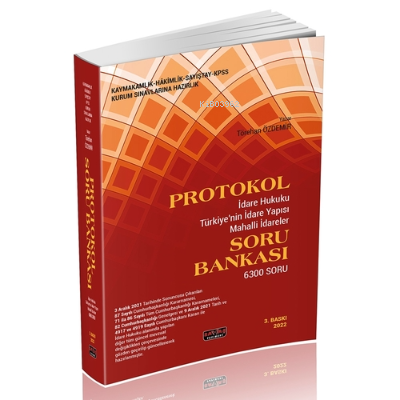 Protokol;;İdare Hukuku Soru Bankası - Törehan Özdemir | Yeni ve İkinci