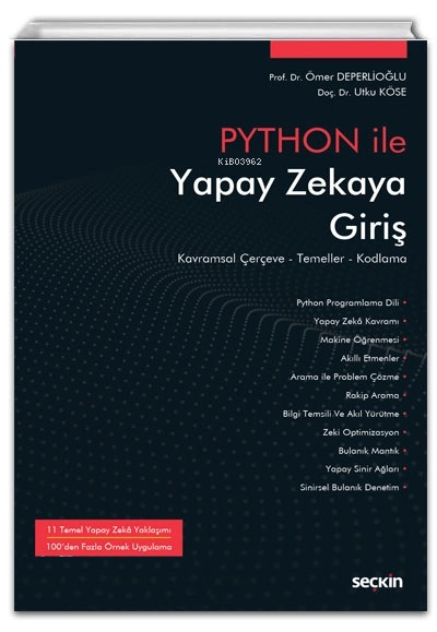 Python İle Yapay Zekaya Giriş - Utku Köse | Yeni ve İkinci El Ucuz Kit