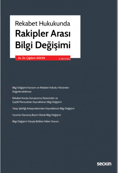 Rakipler Arası Bilgi Değişimi - Çiğdem Akkanat | Yeni ve İkinci El Ucu