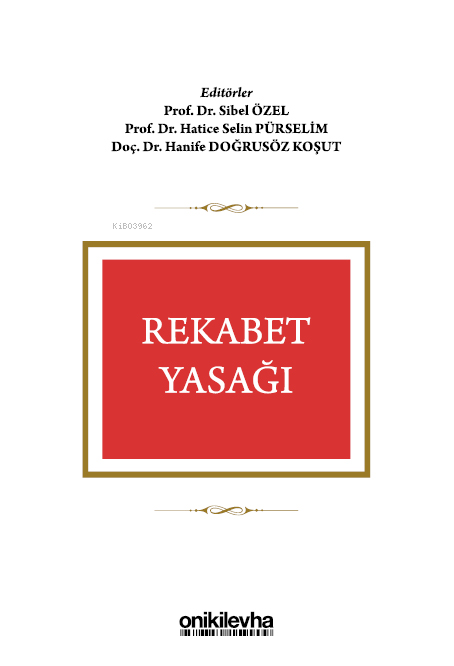 Rekabet Yasağı - Hanife Doğrusöz Koşut | Yeni ve İkinci El Ucuz Kitabı