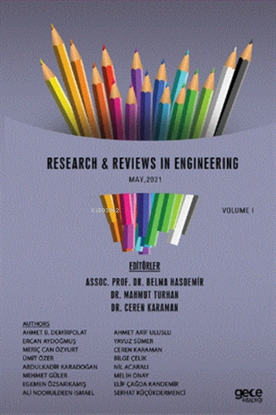 Research Reviews In Engineering Volume 1, May - Mahmut Turhan Belma Ha