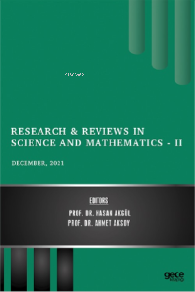 Research & Reviews;Science and Mathematics - II - Ahmet Aksoy | Yeni v