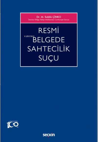 Resmi Belgede Sahtecilik Suçu - M. Sıddık Çinko | Yeni ve İkinci El Uc