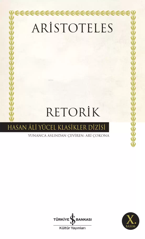 Retorik - Aristoteles (Aristo) | Yeni ve İkinci El Ucuz Kitabın Adresi