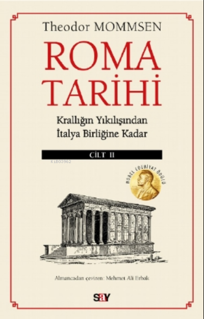 Roma Tarihi II.Cilt - Theodor Mommsen | Yeni ve İkinci El Ucuz Kitabın