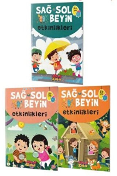 Sağ ve Sol Beyin Etkinlikleri Seti (5+Yaş) - Kolektif | Yeni ve İkinci