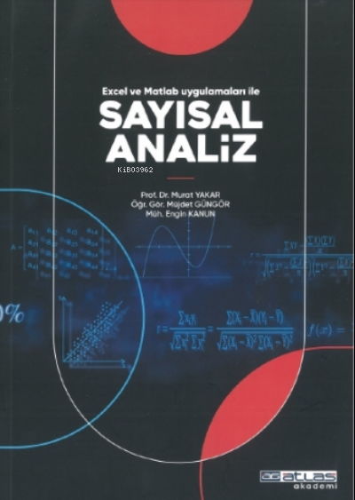 Sayısız Analiz;Excel ve Matlab Uygulamaları ile - Murat Yakar | Yeni v