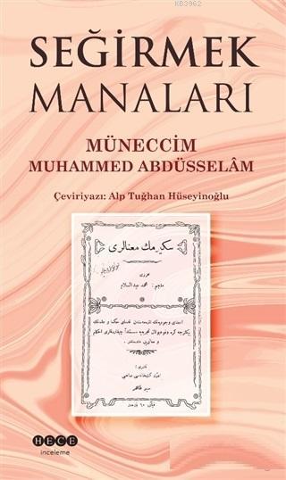 Seğirmek Manaları - Müneccim Muhammed Abdüsselam | Yeni ve İkinci El U