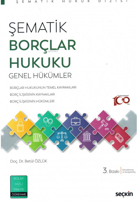 Şematik Borçlar Hukuku Genel Hükümler - Betül Özlük | Yeni ve İkinci E