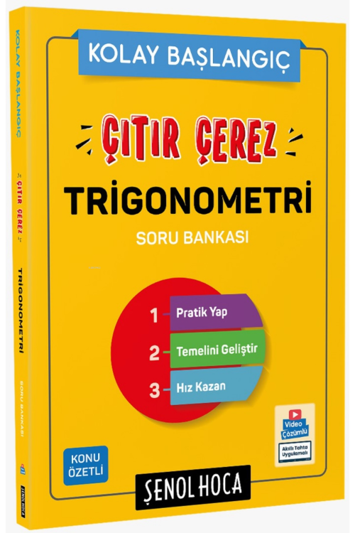 Şenol Hoca Çıtır Çerez Trigonometri Soru Bankası - Kolektif | Yeni ve 