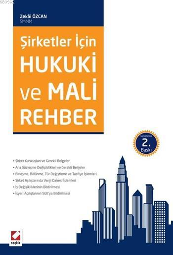 Şirketler İçin Hukuki ve Mali Rehber - Zekai Özcan | Yeni ve İkinci El