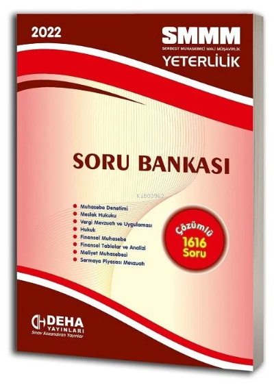 Smmm Yeterlilik Soru Bankası 1616 Soru / Deha Yay - Kolektif | Yeni ve