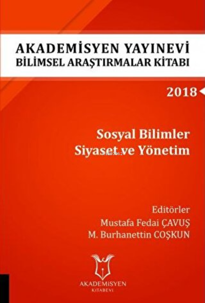 Sosyal Bilimler Siyaset ve Yönetim (Aybak 2018 Eylül) - Mustafa Fedai 