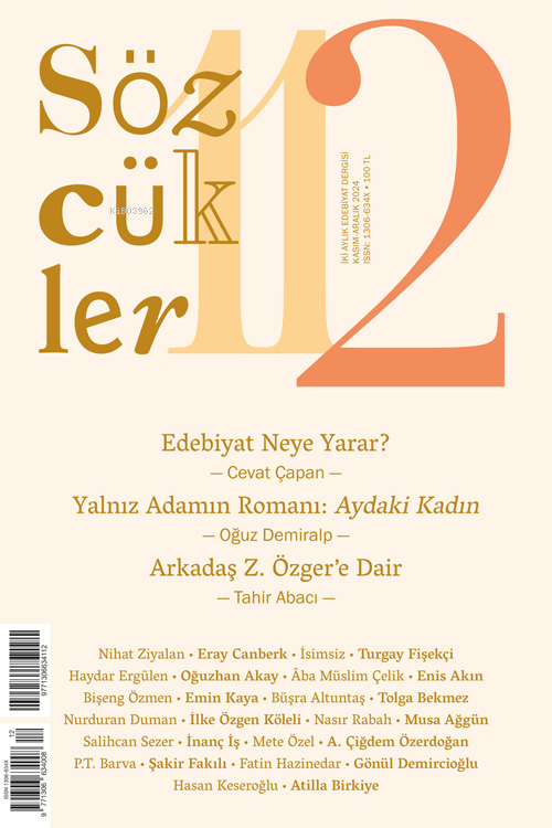 Sözcükler Dergisi 112. SAYI - Cevat Çapan | Yeni ve İkinci El Ucuz Kit