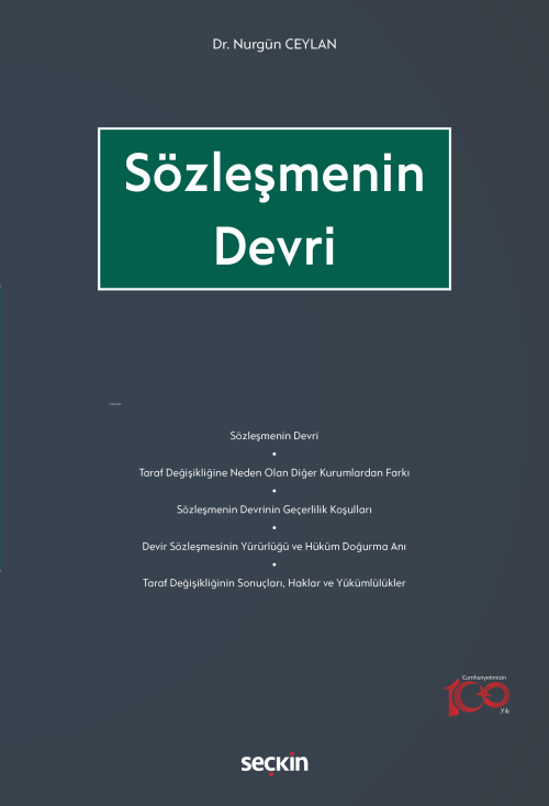 Sözleşmenin Devri - Nurgün Ceylan | Yeni ve İkinci El Ucuz Kitabın Adr