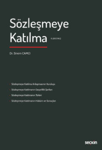 Sözleşmeye Katılma - Sinem Camcı | Yeni ve İkinci El Ucuz Kitabın Adre