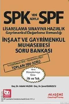 SPK - SPF Lisanslanma Sınavına Hazırlık Gayrimenkul Değerleme Uzmanlığ