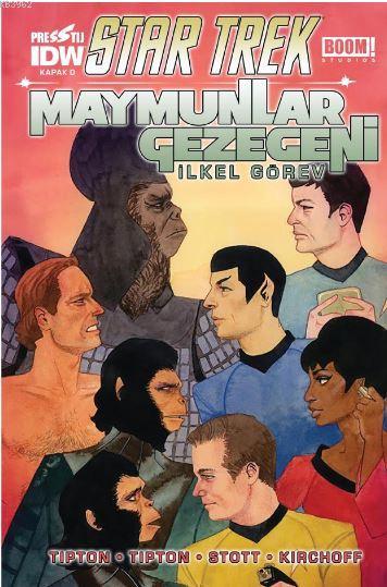 Star Trek Maymunlar Gezegeni - Kapak D - Scott Tipton | Yeni ve İkinci