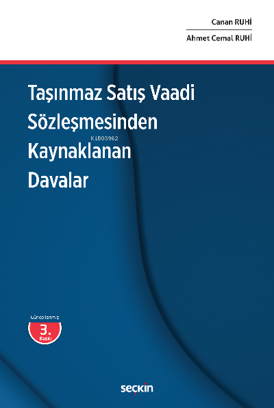 Taşınmaz Satış Vaadi Sözleşmesi - Ahmet Cemal Ruhi | Yeni ve İkinci El