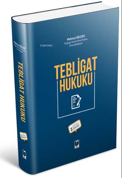 Tebligat Hukuku - Mahmut Bilgen- | Yeni ve İkinci El Ucuz Kitabın Adre