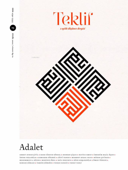 Teklif 5. Sayı;2 Aylık Düşünce Dergisi - Kolektif | Yeni ve İkinci El 