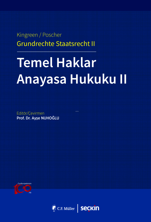 Temel Haklar, Anayasa Hukuku II - Thorsten Kingreen | Yeni ve İkinci E