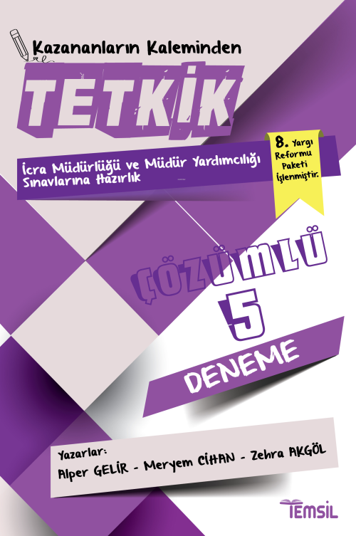 Temsil Kitap Tetkik İcra Müdürlüğü ve Müdür Yardımcılığı Sınavlarına H