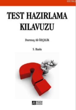 Test Hazırlama Kılavuzu - Durmuş Ali Özçelik | Yeni ve İkinci El Ucuz 