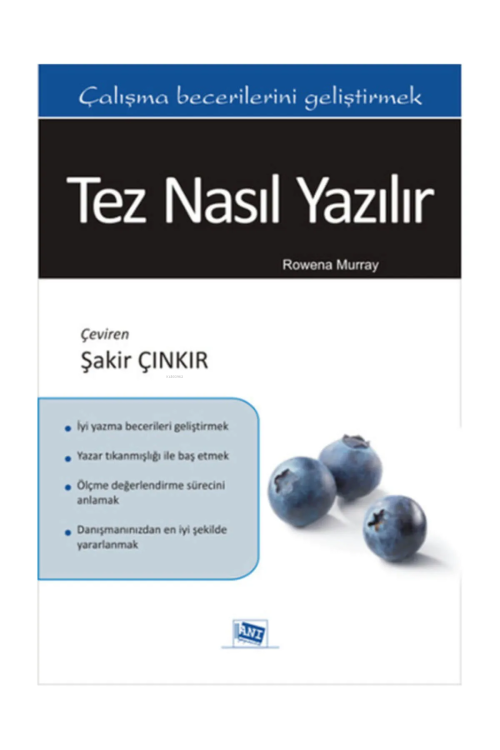 Tez Nasıl Yazılır - Rowena Murray | Yeni ve İkinci El Ucuz Kitabın Adr