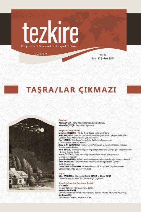 Tezkire 87. Sayı - Kolektif | Yeni ve İkinci El Ucuz Kitabın Adresi