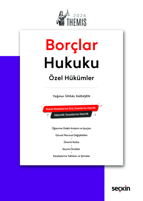 Themis– Borçlar Hukuku Özel Hükümler – Konu Kitabı - Yağmur Ünsal Kara