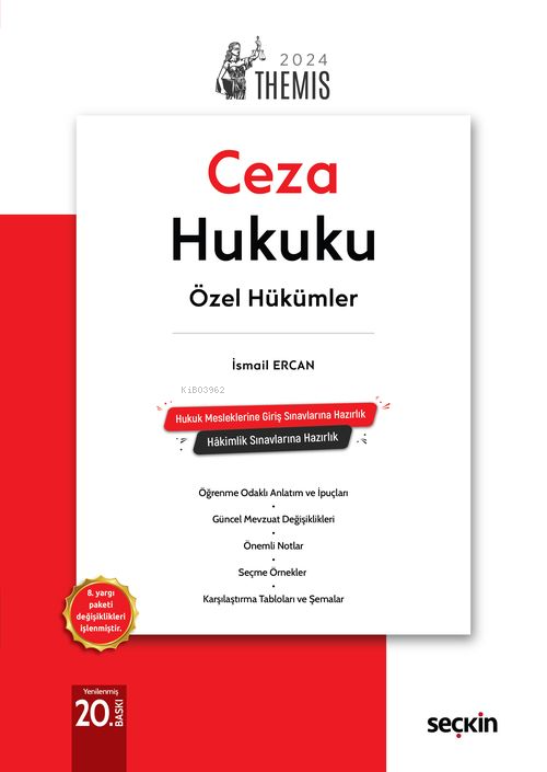 Themis– Ceza Hukuku Özel Hükümler - İsmail Ercan | Yeni ve İkinci El U