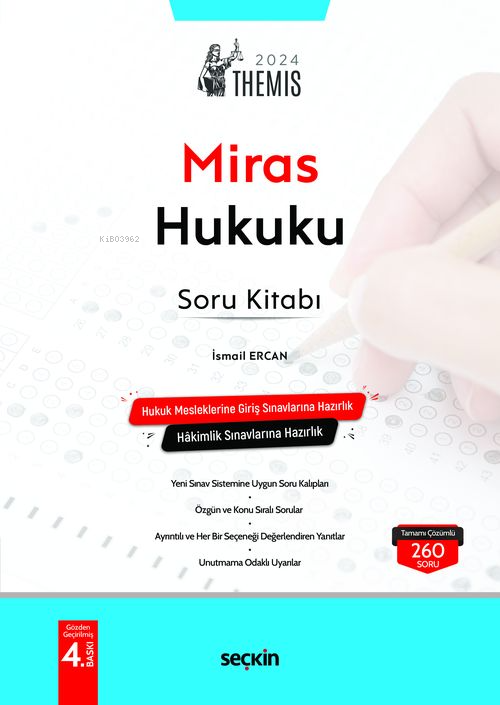 Themis– Medeni Hukuk Soru Kitabı C:III – Miras Hukuku - İsmail Ercan |