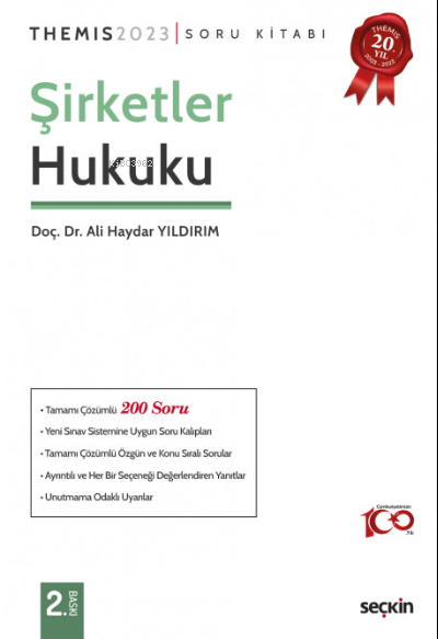 THEMIS – Şirketler Hukuku Soru Kitabı - Ali Haydar Yıldırım | Yeni ve 