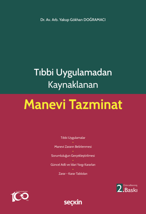 Tıbbi Uygulamadan Kaynaklanan Manevi Tazminat - Yakup Gökhan Doğramacı