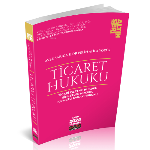 Ticaret Hukuku Konu Anlatımı - Ayşe Sarıca | Yeni ve İkinci El Ucuz Ki