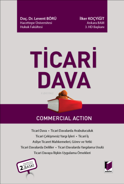 Ticari Dava (Ciltli) - Levent Börü | Yeni ve İkinci El Ucuz Kitabın Ad