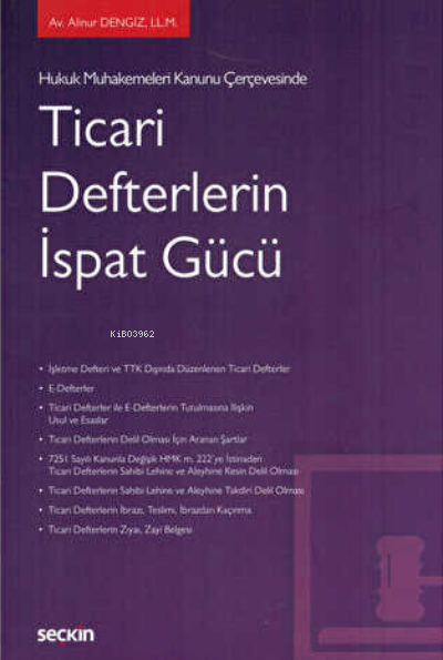 Ticari Defterlerin İspat Gücü - Alinur Dengiz | Yeni ve İkinci El Ucuz