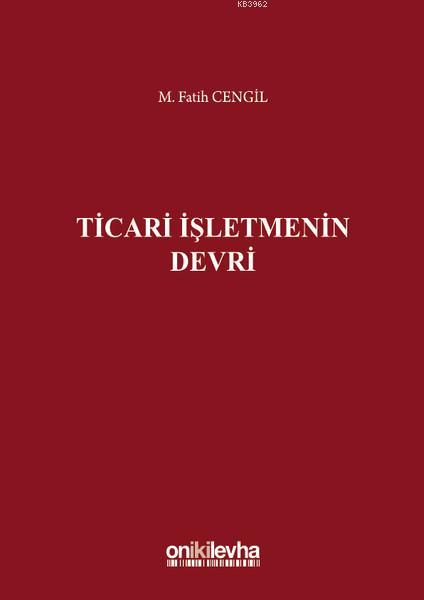 Ticari İşletmenin Devri - M. Fatih Cengil | Yeni ve İkinci El Ucuz Kit