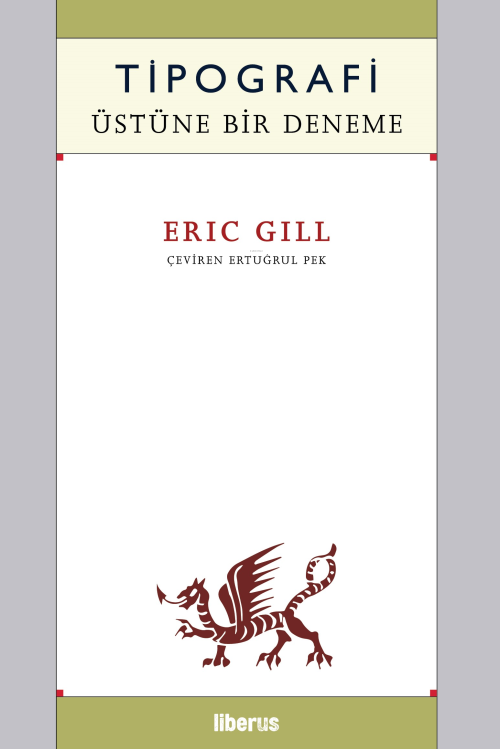 Tipografi Üstüne Bir Deneme - Eric Gill | Yeni ve İkinci El Ucuz Kitab