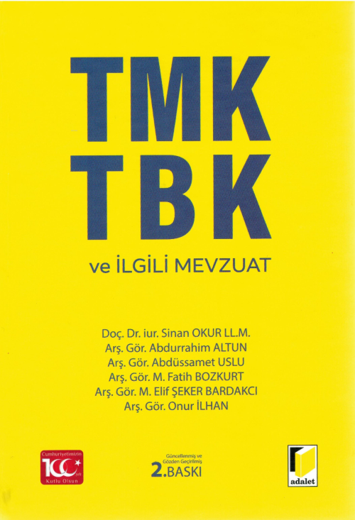 TMK TBK ve İlgili Mevzuat - Onur İlhan | Yeni ve İkinci El Ucuz Kitabı