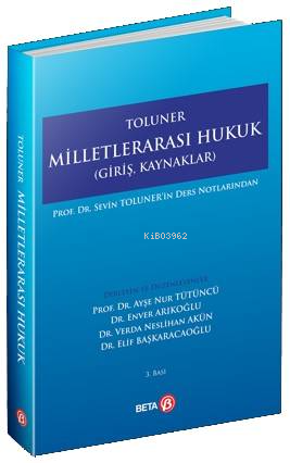 Toluner Milletlerarası Hukuk - Sevin Toluner | Yeni ve İkinci El Ucuz 