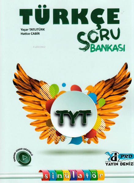 TYT Türkçe Pro Soru Bankası - Yaşar Tatlıtürk | Yeni ve İkinci El Ucuz