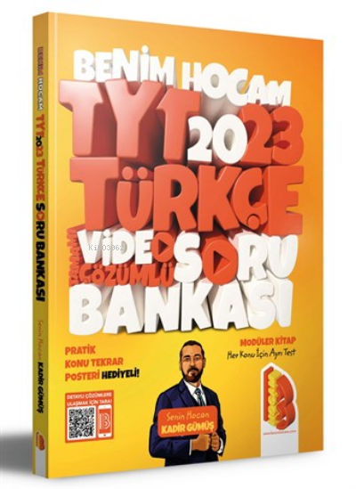 TYT Türkçe Tamamı Video Çözümlü Soru Bankası - Kadir Gümüş | Yeni ve İ