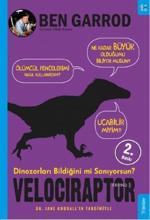 Velociraptor - Ben Garrod | Yeni ve İkinci El Ucuz Kitabın Adresi