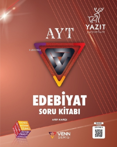 Venn AYT Edebiyat Soru Kitabı - Arif Kargı | Yeni ve İkinci El Ucuz Ki