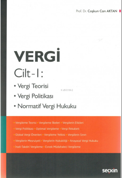 Vergi Cilt – 1 - Coşkun Can Aktan | Yeni ve İkinci El Ucuz Kitabın Adr