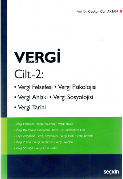 Vergi, Cilt – 2 - Coşkun Can Aktan | Yeni ve İkinci El Ucuz Kitabın Ad